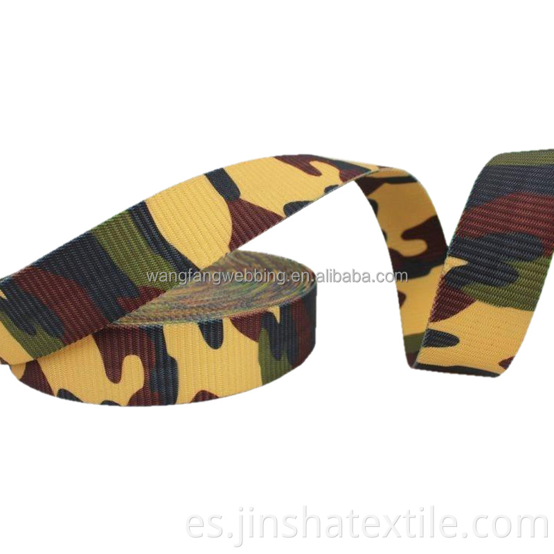 Camuflage Nylon Webbing Factory Outlet Bagsat Sheat personalizado Cinturón de nylon Cinturón táctico Cinturón de equipaje militar Cinturón de equipaje